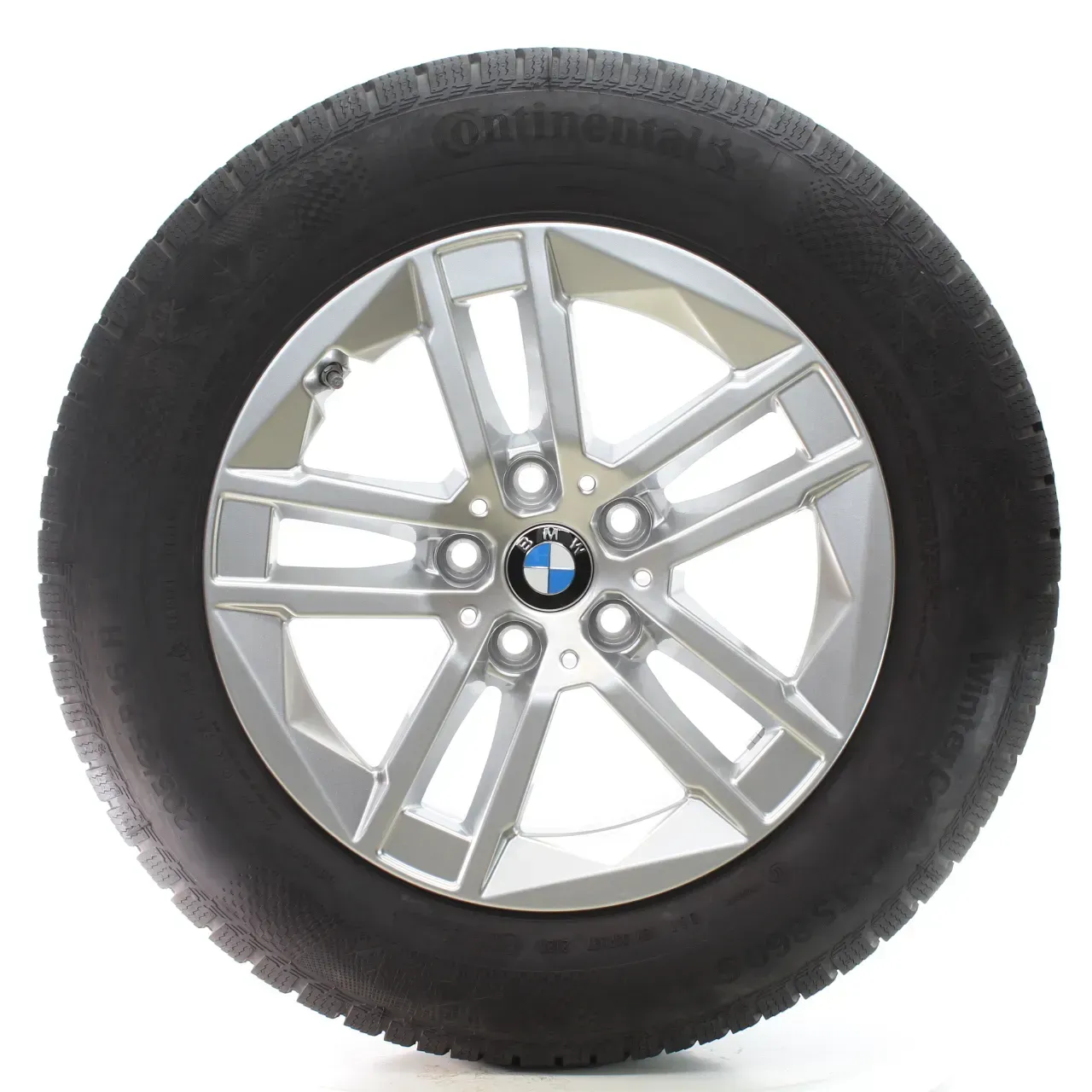BMW 2er U06 Winterräder Doppelspeiche 186 Continental 205/65R16 DOT25 6888838 - Bild 1