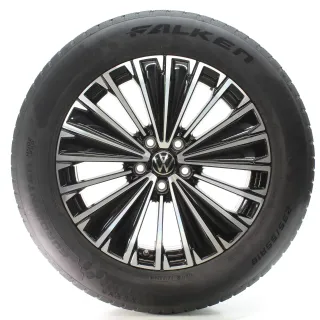 VW Tiguan CT1 Winterräder Napoli Schwarz Glanz Falken 235/55R18 DOT24 571601025K - Bild 1