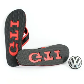 VW Original GTI Badesandalen Badeschuhe Badelatschen Golf Polo 5GV084350F 39-40 - Bild 2