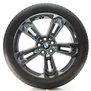 BMW X1 U11 X2 U10 Winterräder Doppelspeiche 1041 Hankook 195/55R19 DOT24 5A661A8 - Bild 2