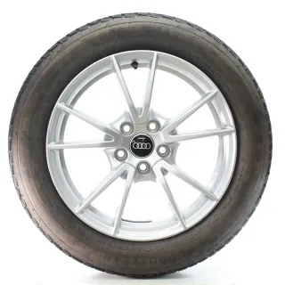 Audi A5 FU B10 Winterräder 5-Doppelspeichen Goodyear 215/55R17 DOT25 8B3601025A - Bild 1