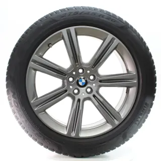 BMW X5 G05 X6 G06 Winterräder Sternspeiche 736 Pirelli 275/45R20 DOT24 6883753 - Bild 1