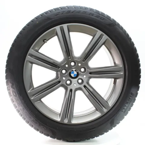 Background image for BMW X5 G05 X6 G06 Winterräder Sternspeiche 736 Pirelli 275/45R20 DOT24 6883753