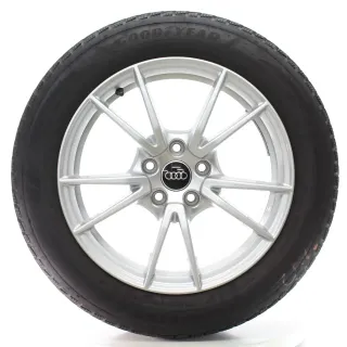 Audi A5 S5 FU5 Winterräder 5-Doppelspeichen Goodyear 215/55R17 DOT24 8B3601025A - Bild 4