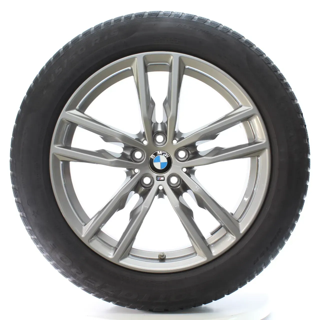 BMW X3 G01 X4 G02 Winterräder Doppelspeiche 698 M Pirelli 245/50R19 8746987 - Bild 1