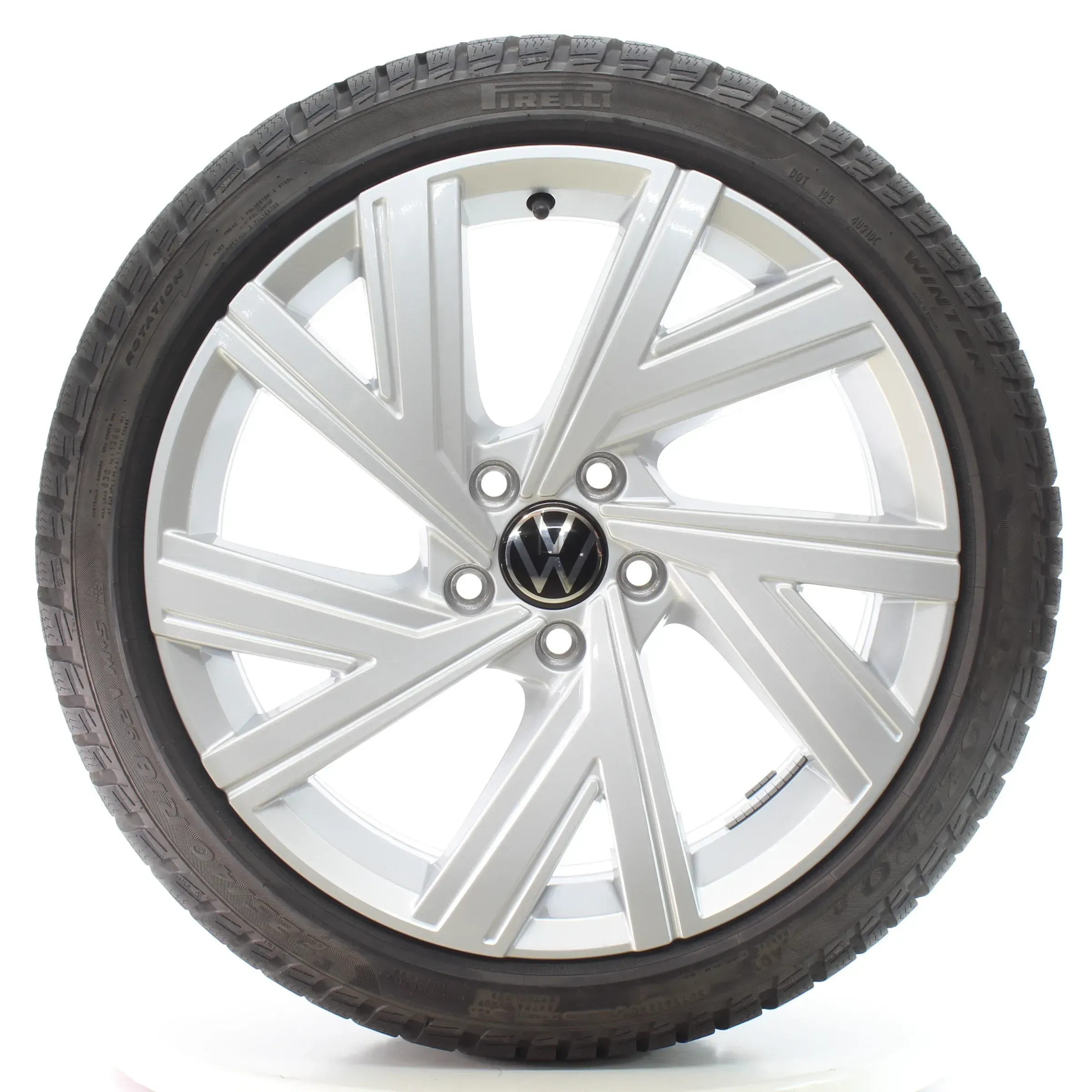 VW Golf 8 VIII GTD GTI R Winterräder Bergamo Pirelli 225/40R18 DOT25 5H0601025AB - Bild 1