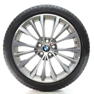 BMW 5er G30 G31 Winterräder 663 W-Speiche Pirelli 245/40R19 98V 6873942 - Bild 1