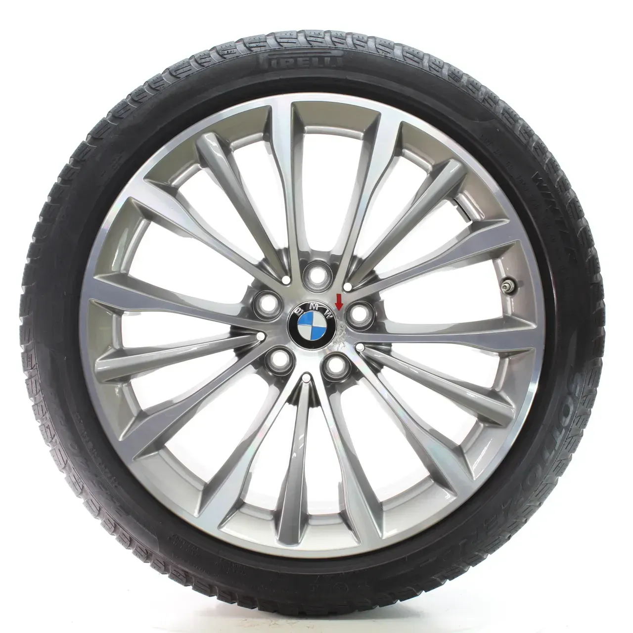 BMW 5er G30 G31 Winterräder 663 W-Speiche Pirelli 245/40R19 98V 6873942 - Bild 1