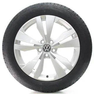VW ID.3 E11 Winterräder Loen Goodyear SealTech 215/55R18 DOT24 NEU 10A071498 - Bild 1