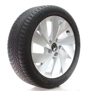 VW Golf 8 VIII CD1 Winterräder Belmont Bridgestone 205/50R17 DOT25 5H0601025B - Bild 6