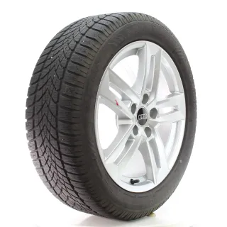Audi A4 S4 8W Winterräder 5-Parallelspeichen Dunlop 225/50R17 DOT24 8W0601025P - Bild 6