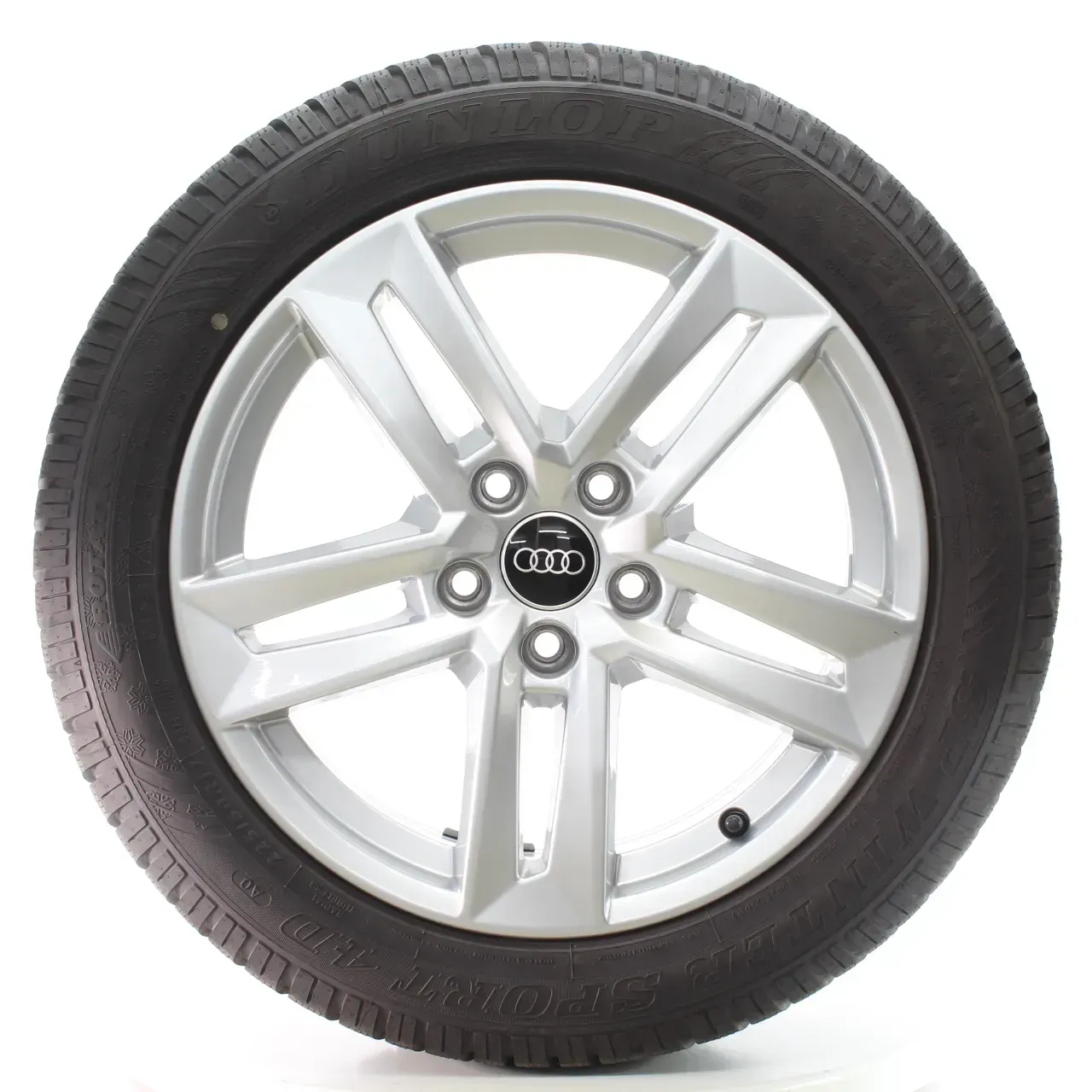 Audi A4 S4 8W Winterräder 5-Parallelspeichen Dunlop 225/50R17 DOT24 8W0601025P - Bild 1