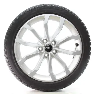 Audi A4 S4 8W Winterräder 10-Speichen V-Design 225/45R18 95H DOT24 8W0601025ED - Bild 1