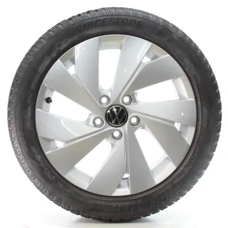 VW Golf 8 VIII CD1 Winterräder Belmont Bridgestone 205/50R17 DOT25 5H0601025B - Bild 1