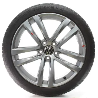 VW Golf 7 VII 5G Winterräder Salvador Grau Conti 225/40R18 92V 5G0601025AF - Bild 3
