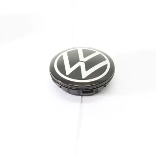 4x Original VW Dynamische Nabendeckel ID.3 ID.4 Black / White 60mm NEU 10A071213 - Bild 4