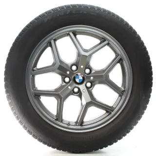 BMW 5er G60 G61 Winterräder Y-Speiche 932 Pirelli 225/55R18 102H DOT24 5A324D5 - Bild 2