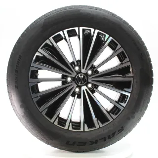 VW Tiguan CT1 Winterräder Napoli Schwarz Glanz Falken 235/55R18 DOT24 571601025K - Bild 4