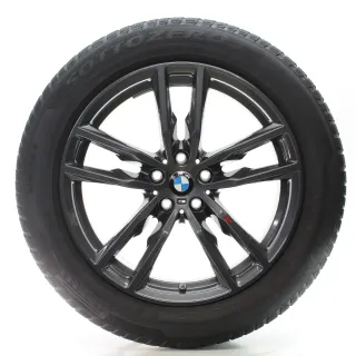 BMW X3 G01 X4 G02 Winterräder Doppelspeiche 698 M Pirelli 245/50R19 8093921 - Bild 2