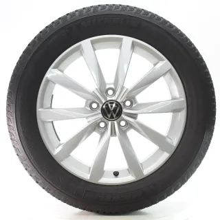 VW T-ROC A11 D11 Winterräder Dijon Silber Michelin 215/55R17 94V 5G0601025K - Bild 1