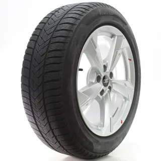 Audi A6 S6 4K C8 Winterräder 5-Arm Silber Pirelli 225/55R18 102V 4K0601025D - Bild 6