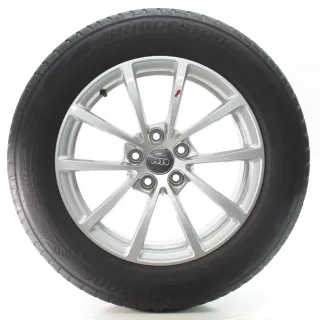 Audi A6 S6 F2 C8 Winterräder 10-Speichen Bridgestone 225/60R17 DOT24 4K0601025 - Bild 3