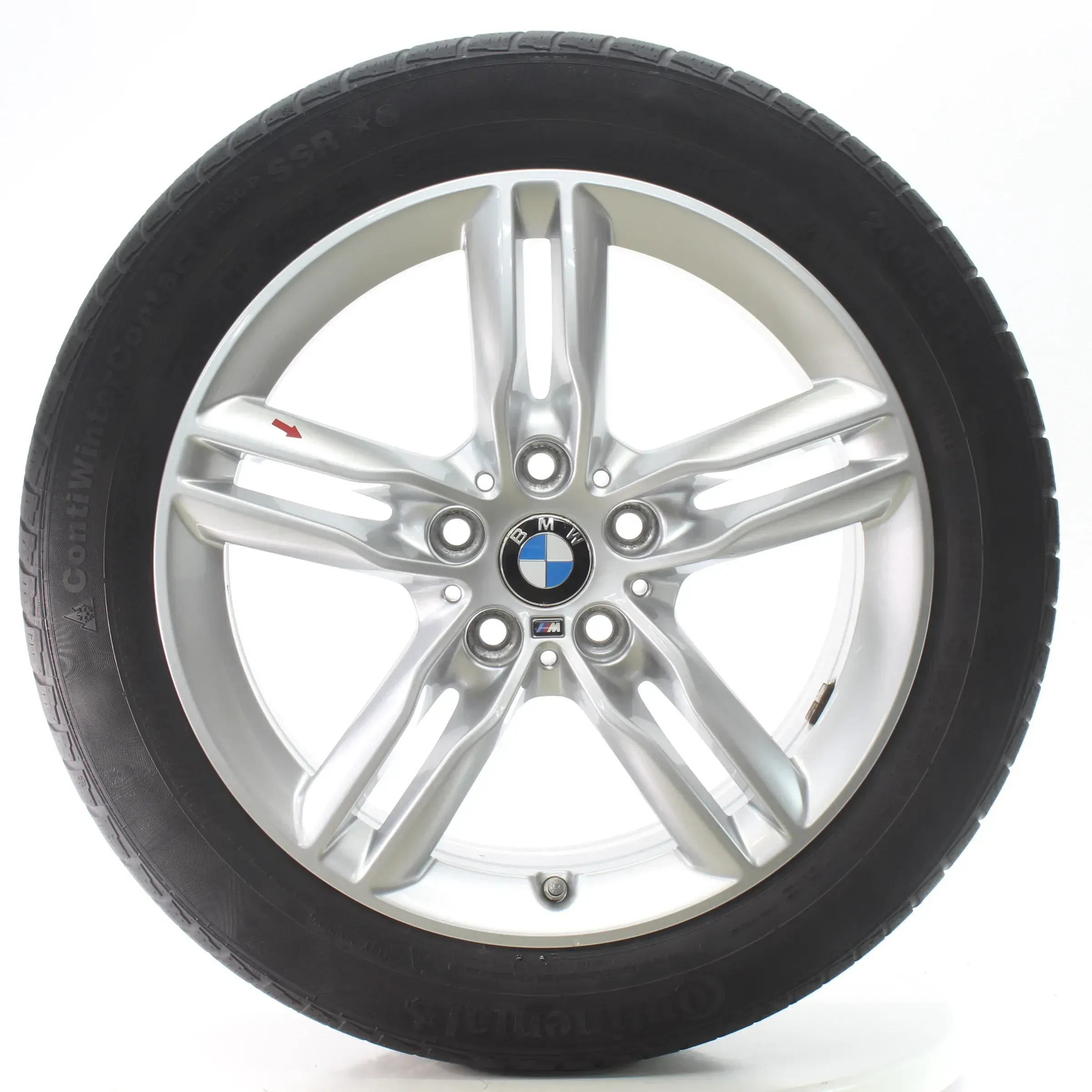 BMW 2er F45 F46 Winterräder M Doppelspeiche 483 Continental 205/55R17 7848601 - Bild 1