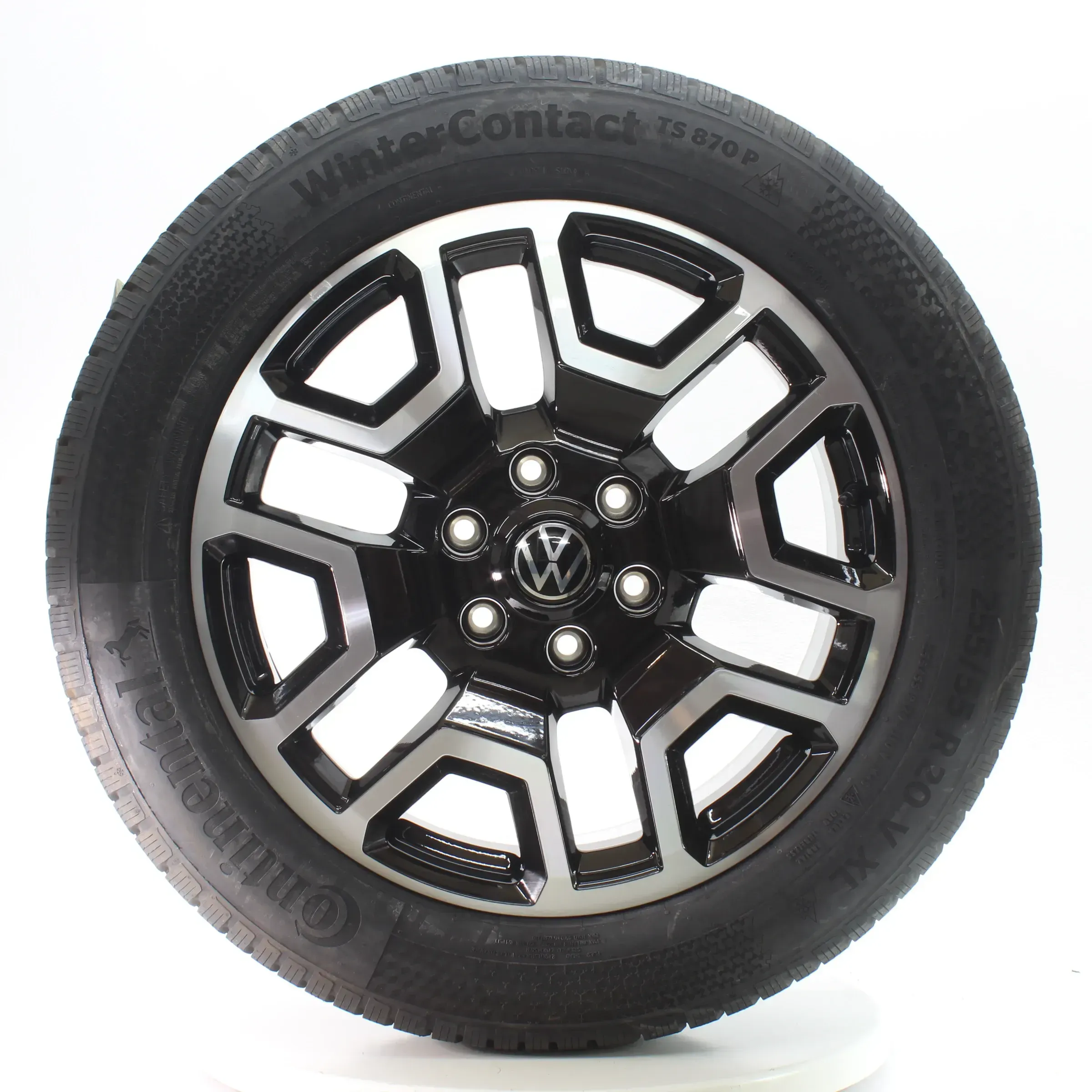 VW Amarok II T1 NF Winterräder Schwarz Glanz 255/55R20 DOT24 NEU N1XC-1007-C1B - Bild 1