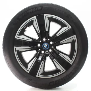 BMW iX3 G08 Winterräder Aerodynamikrad 842 Jet Black Michelin 245/50R19 6895627 - Bild 4