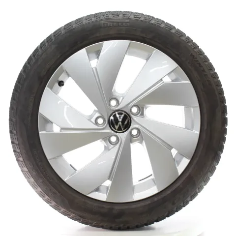 Background image for VW Golf 8 VIII CD1 CG5 Winterräder Belmont Pirelli 205/50R17 DOT25 5H0601025B