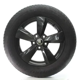 Skoda Karoq ND7 Winterräder Nanuq Schwarz Dunlop 215/60R16 DOT23 57A601025S-T - Bild 2
