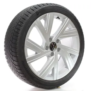 VW Golf 8 VIII GTI R Winterräder Bergamo Bridgestone 225/40R18 DOT25 5H0601025AB - Bild 7