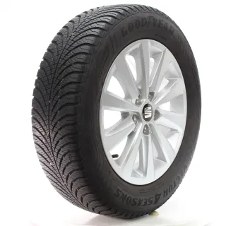 Seat Ibiza V KJ Allwetterräder 10-Speichen Goodyear 185/65R15 88V 6F0601025N - Bild 6