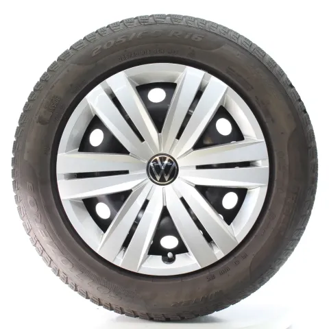 Background image for VW Touran 5T1 Winterräder Stahl Pirelli 205/60R16 96H DOT25 5QA601027C/E