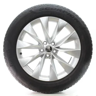 Skoda Elroq Enyaq 5A Winterräder Crystal Pirelli 235/55R19 101T DOT23 5LA601025 - Bild 1