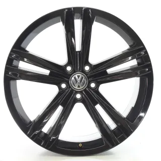 VW Tiguan Allspace R-Line Alufelgensatz Sebring Schwarz 8,5Jx19 ET38 5NN601025R - Bild 2