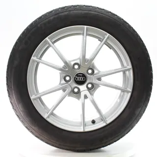 Audi A5 S5 FU5 Winterräder 5-Doppelspeichen Goodyear 215/55R17 DOT24 8B3601025A - Bild 3