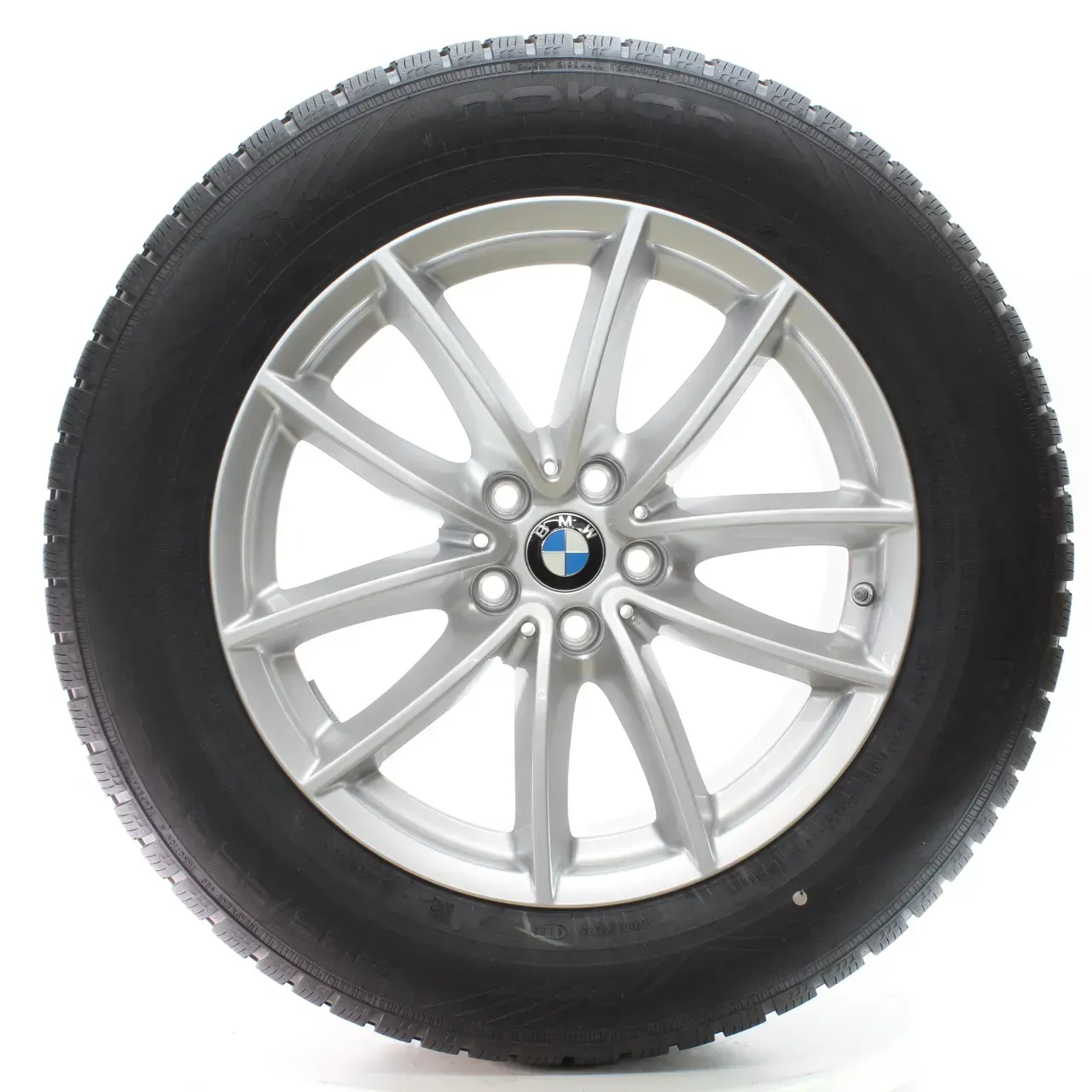 BMW X5 G05 X6 G06 Winterräder V-Speiche 618 Nokian 255/55R18 109H DOT22 6880684 - Bild 1