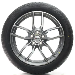 BMW 5er G30 G31 Winterräder AUTEC BV8018 Grau Pirelli 245/45R18 DOT22 KBA 53544 - Bild 1