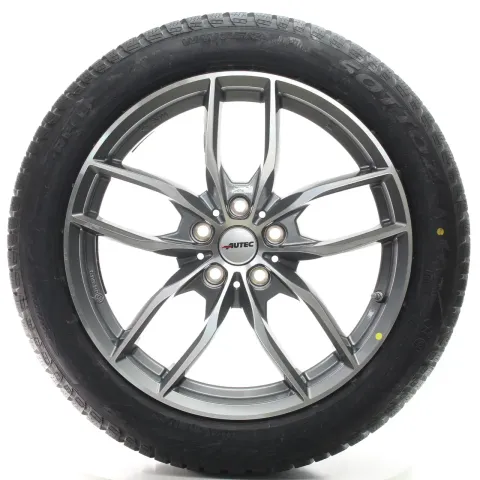 Background image for BMW 5er G30 G31 Winterräder AUTEC BV8018 Grau Pirelli 245/45R18 DOT22 KBA 53544