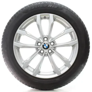 BMW X3 G01 X4 G02 Winterräder V-Speiche 691 Pirelli 245/50R19 DOT22 6877325 - Bild 1