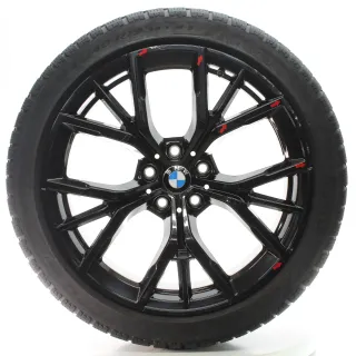 BMW 5er G30 G31 Winterräder M Y-Speiche 845 Pirelli 245/40R19 98V DOT24 8747405 - Bild 2