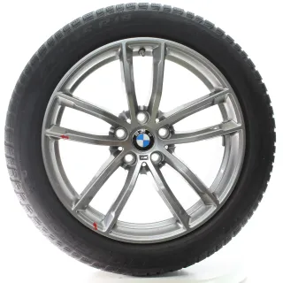 BMW 5er G30 G31 Winterräder M Doppelspeiche 662 Pirelli 245/45R18 100V 8093405 - Bild 1