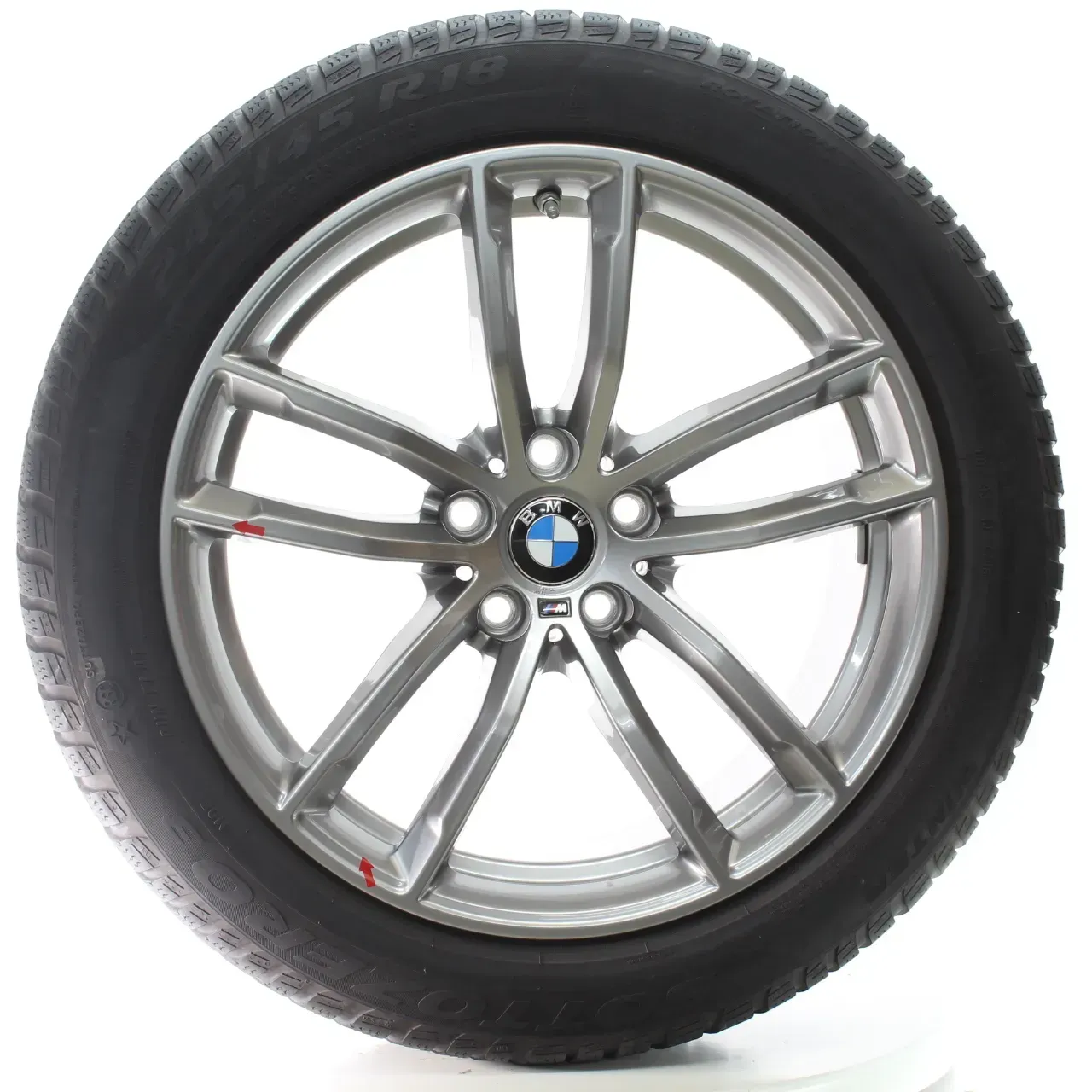 BMW 5er G30 G31 Winterräder M Doppelspeiche 662 Pirelli 245/45R18 100V 8093405 - Bild 1