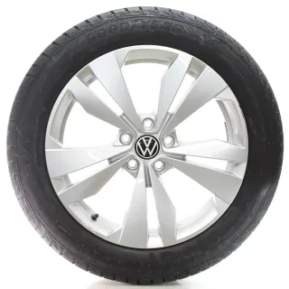 VW ID.3 E11 Winterräder Loen Goodyear SealTech 215/55R18 DOT24 NEU 10A071498 - Bild 4
