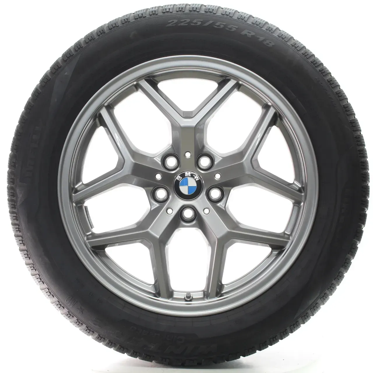 BMW 5er G60 G61 Winterräder Y-Speiche 932 Pirelli 225/55R18 102H DOT24 5A324D5 - Bild 1