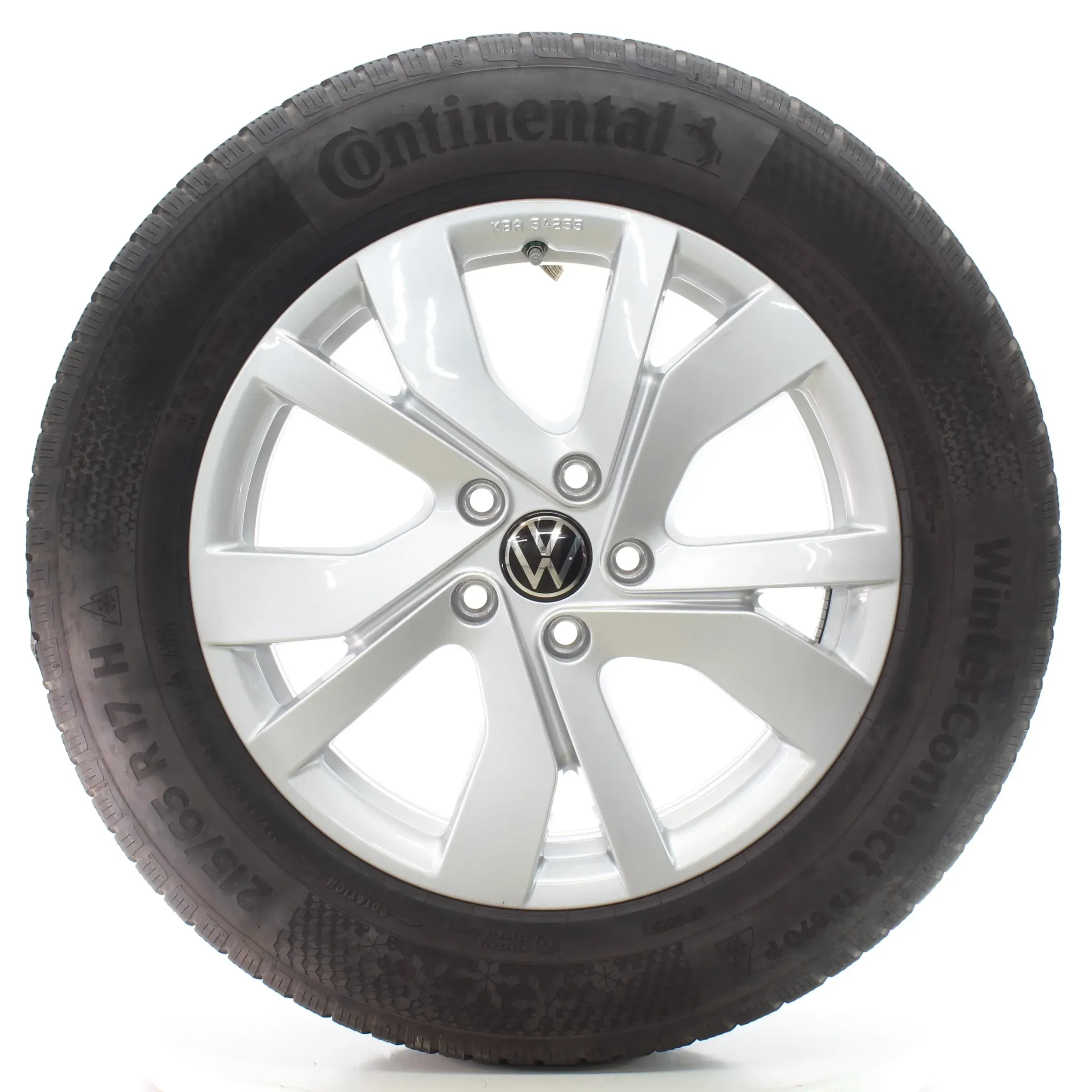 VW Tiguan CT1 Winterräder Rockingham Continental 215/65R17 99H DOT24 571071497A - Bild 1