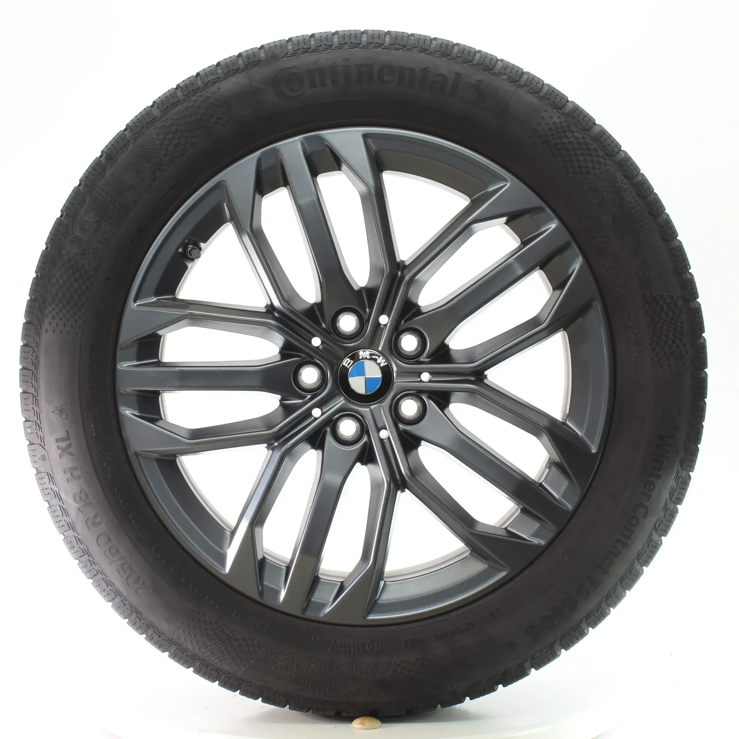 BMW X1 iX1 U11 X2 iX2 U10 Winterräder Doppelspeiche 879 Conti 205/60R18 6898046 - Bild 1