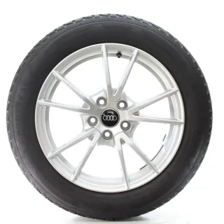Audi A5 FU B10 Winterräder 5-Doppelspeichen Goodyear 215/55R17 8B3601025A DOT24 - Bild 4