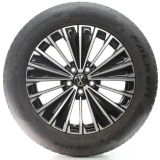 VW Tiguan CT1 Winterräder Napoli Schwarz Glanz Falken 235/55R18 DOT24 571601025K - Bild 4